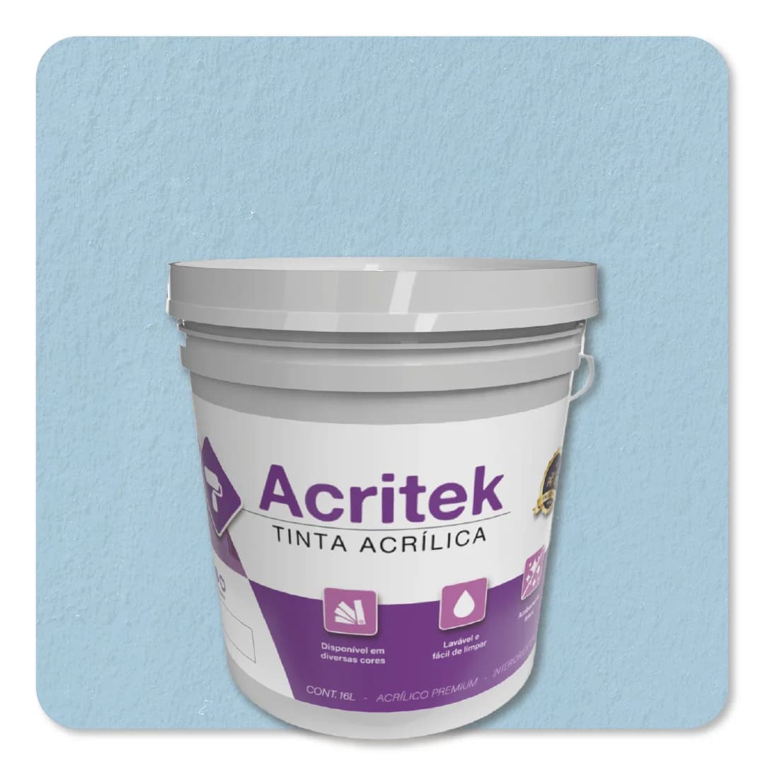 Acritek Balde 16L Azul Sereno