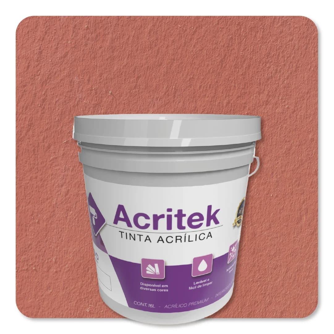 Acritek Balde 16L Terracota