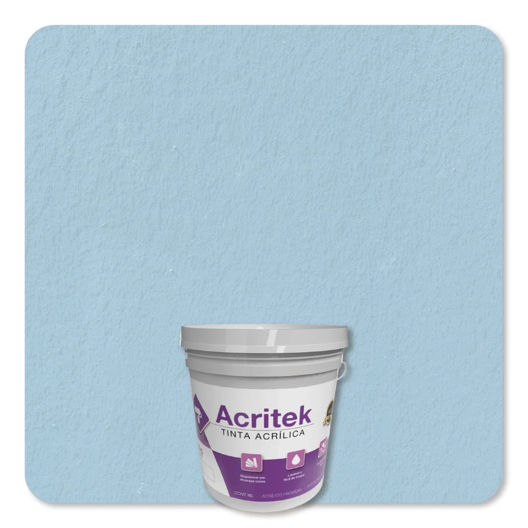 Acritek Balde 3,6L Azul Sereno