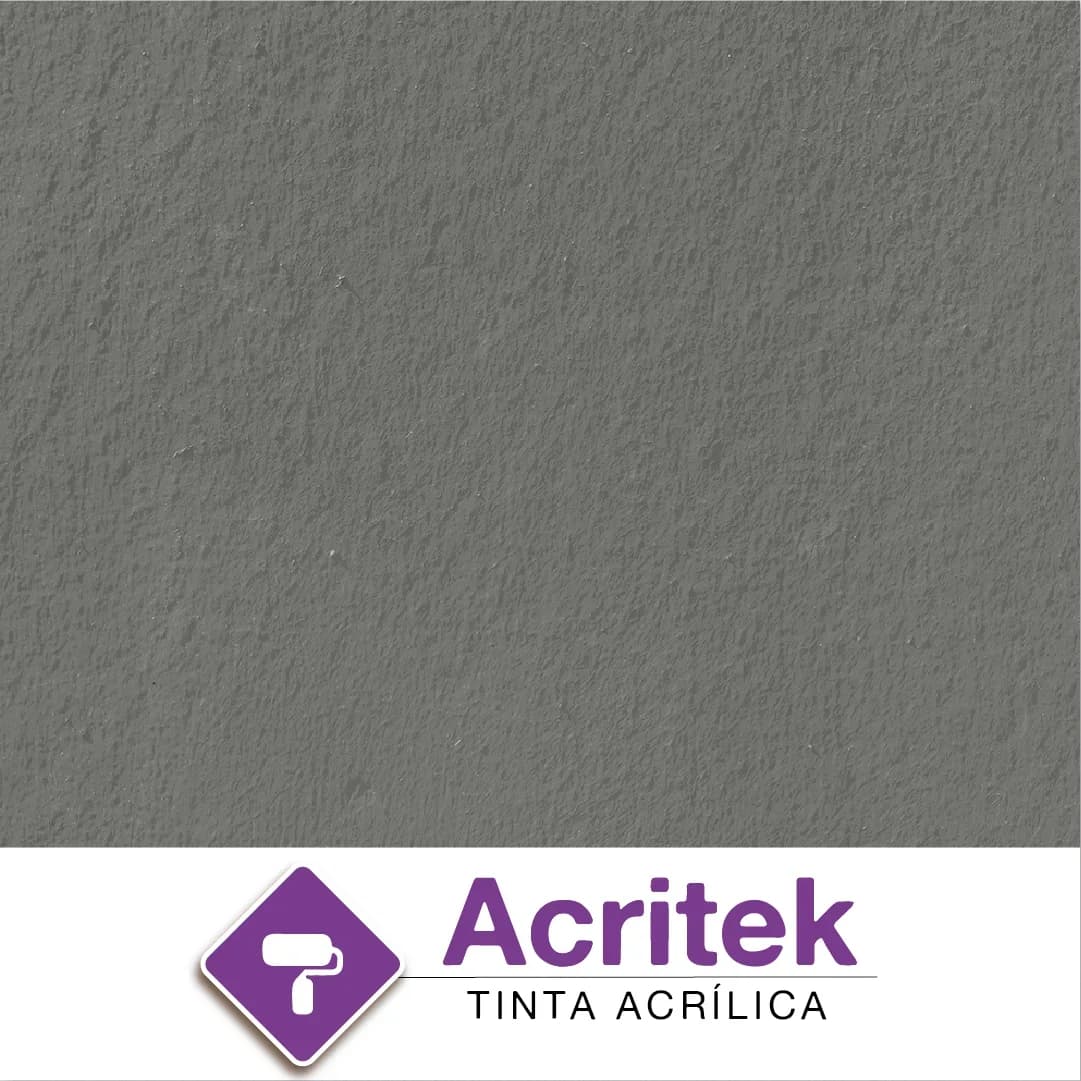 Acritek Fachada Cinza Asfalto