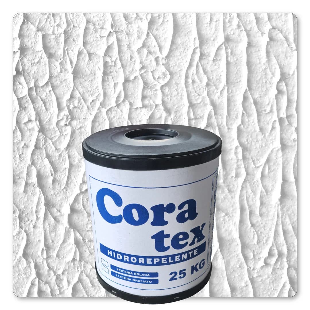 Coratex Textura Rolada Barrica 25kg Branco Neve