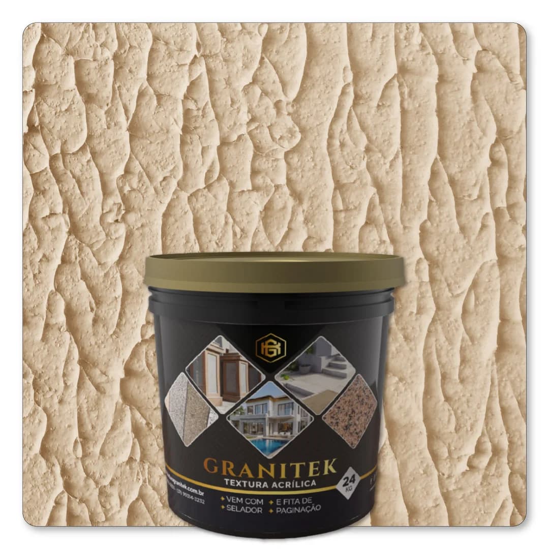 Granitek Abstratto Kit 24kg Palha