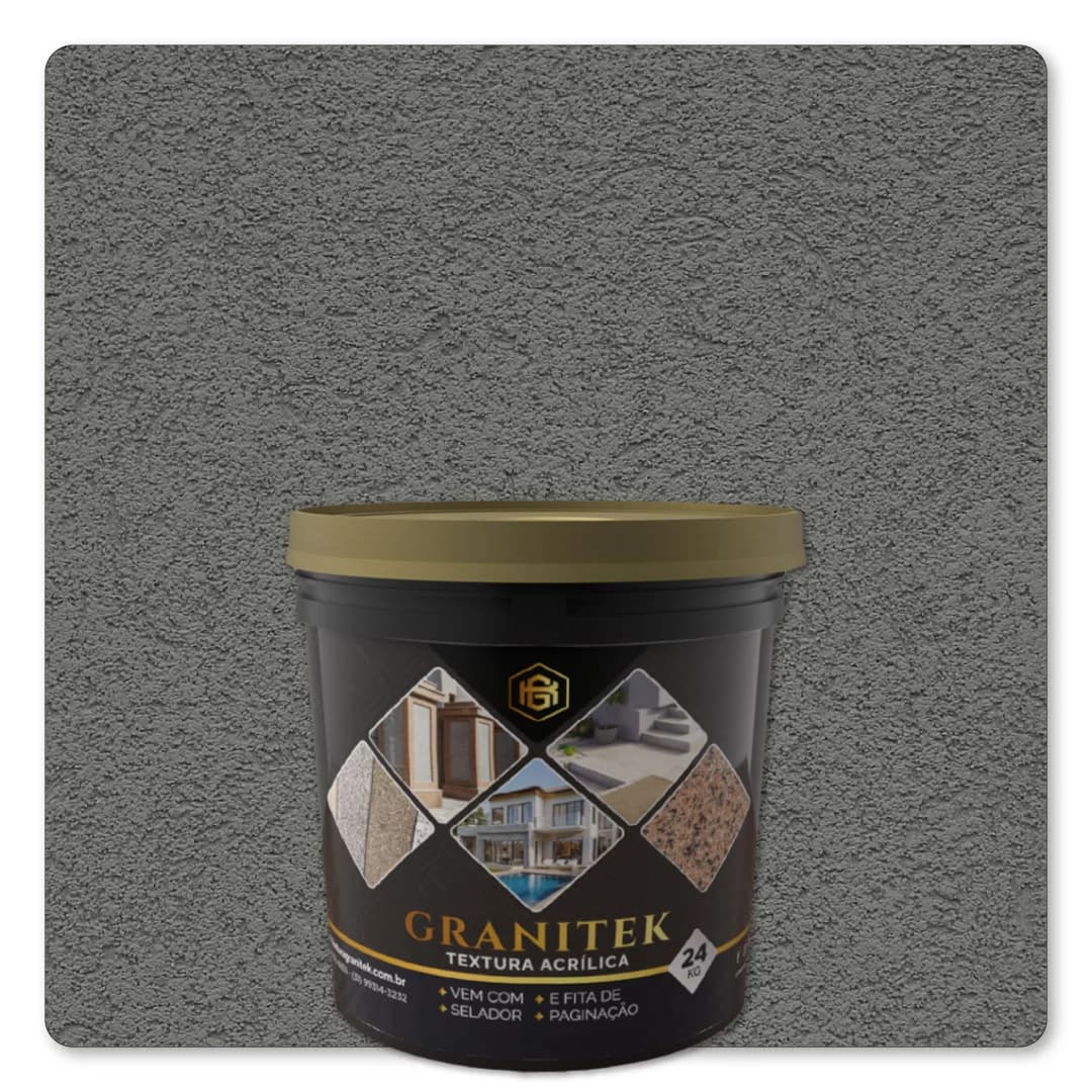 Granitek Liscatto Kit 24kg Cinza Asfalto