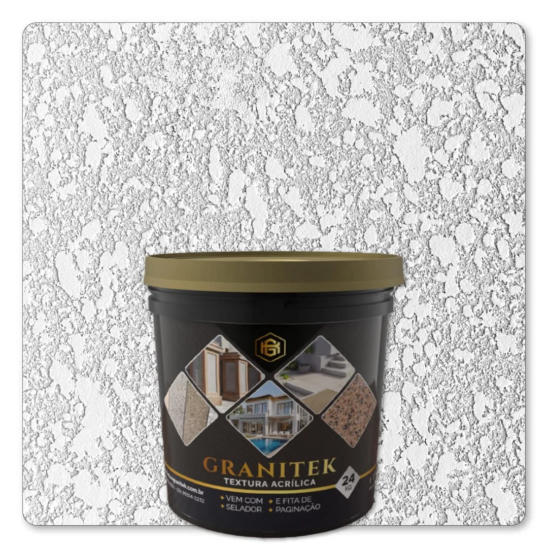 Granitek Projetatto Kit 24kg Branco Neve