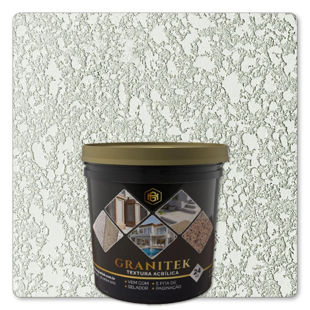 Granitek Projetatto Kit 24kg Branco Gelo