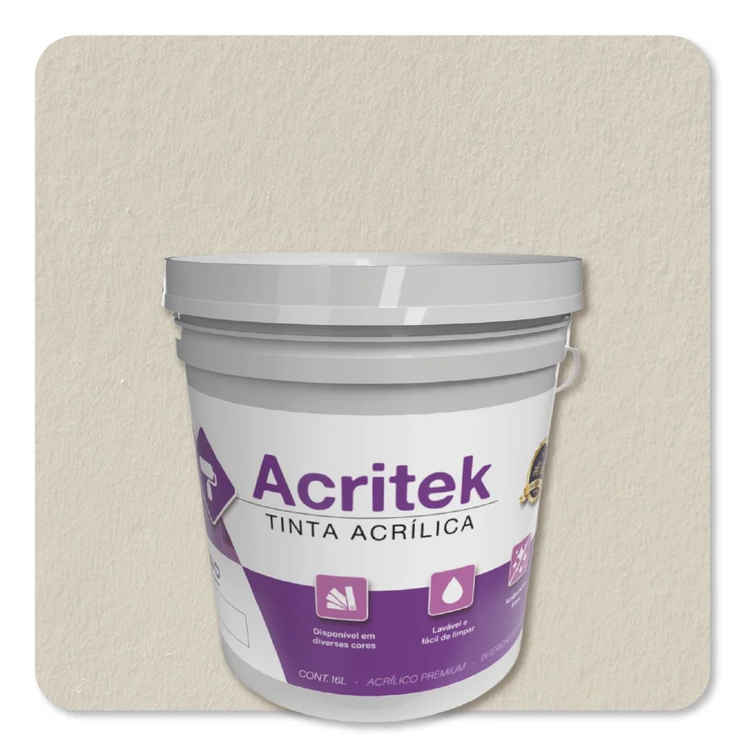 Acritek Balde 16L Algodão Egípcio