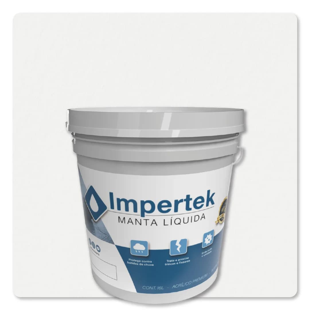 Impertek Fachada Balde 16L Branco Neve