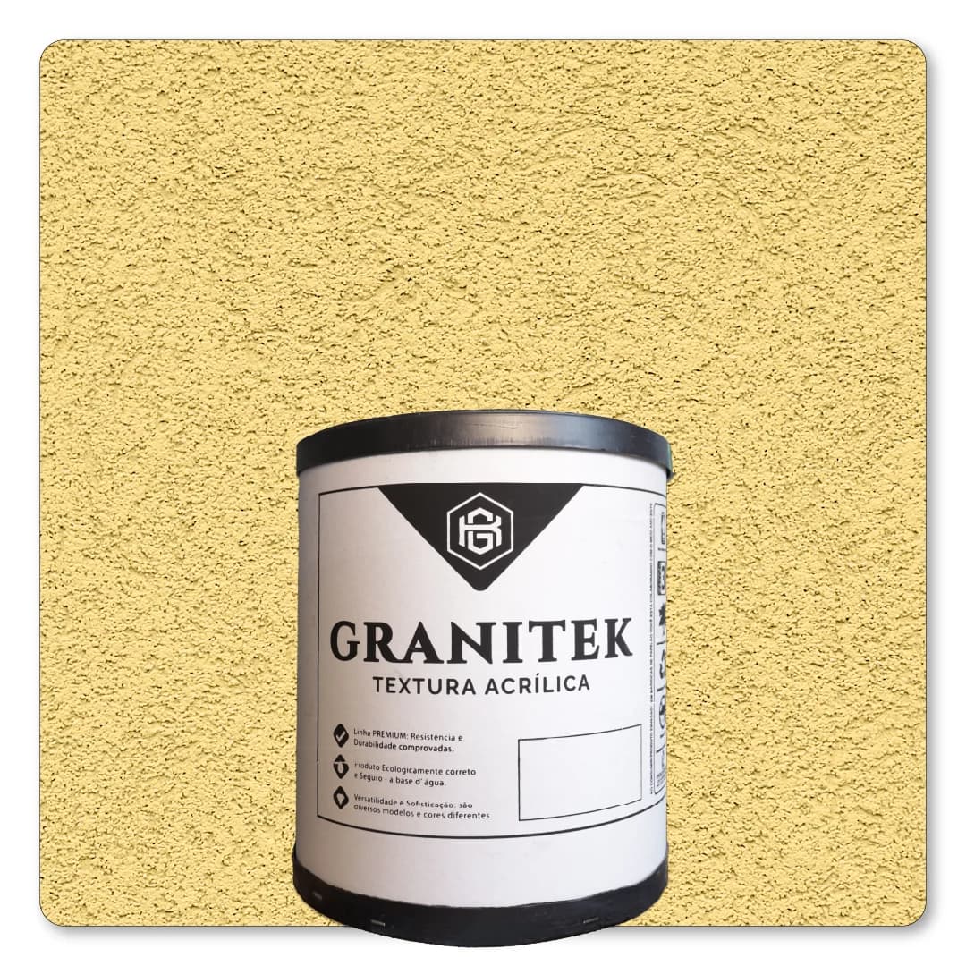 Granitek Liscatto Barrica 25kg Amarelo Canario