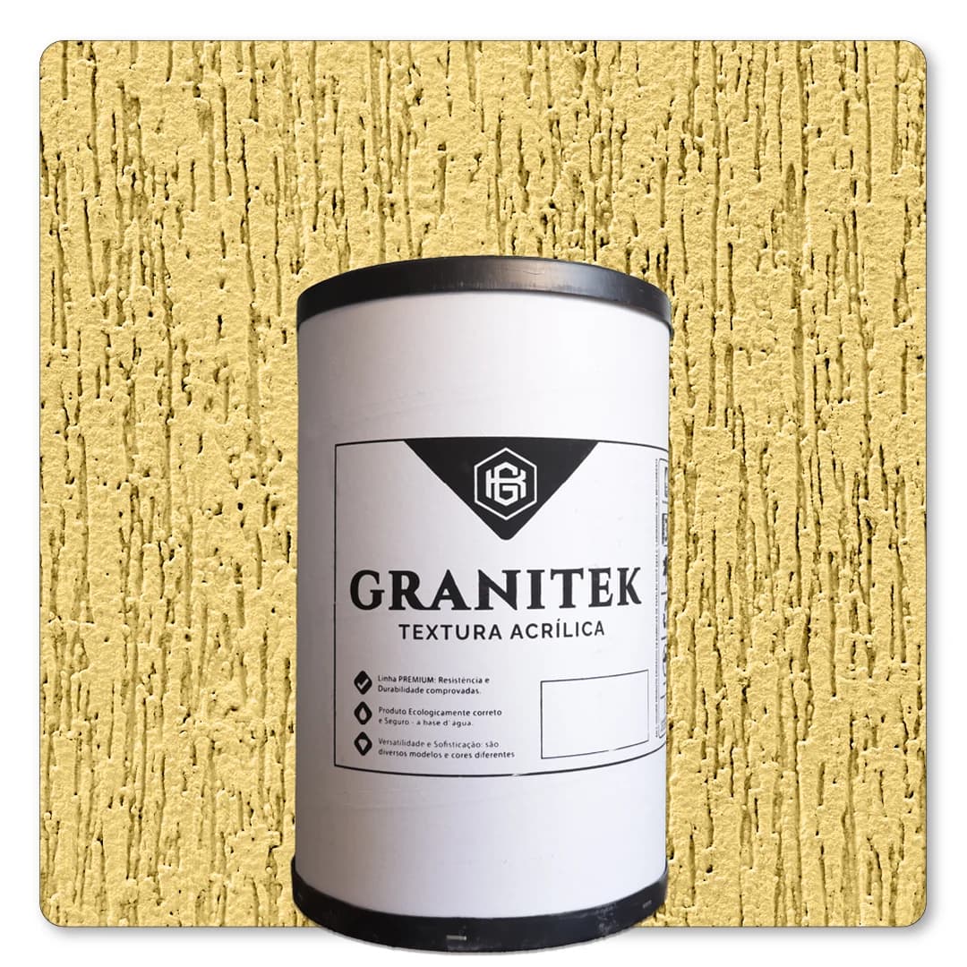 Granitek Raspatto Barrica 40kg Amarelo Canario