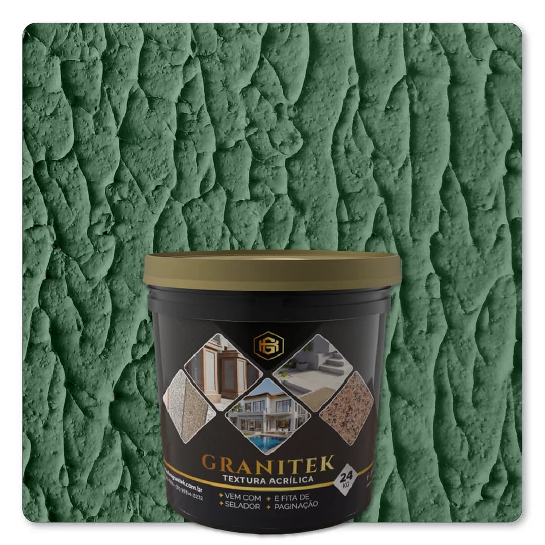 Granitek Abstratto Kit 24kg Esmeralda