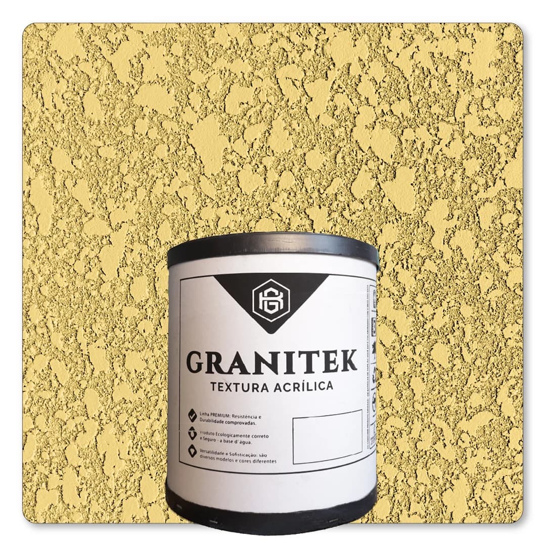 Granitek Projetatto Barrica 25kg Amarelo Canario