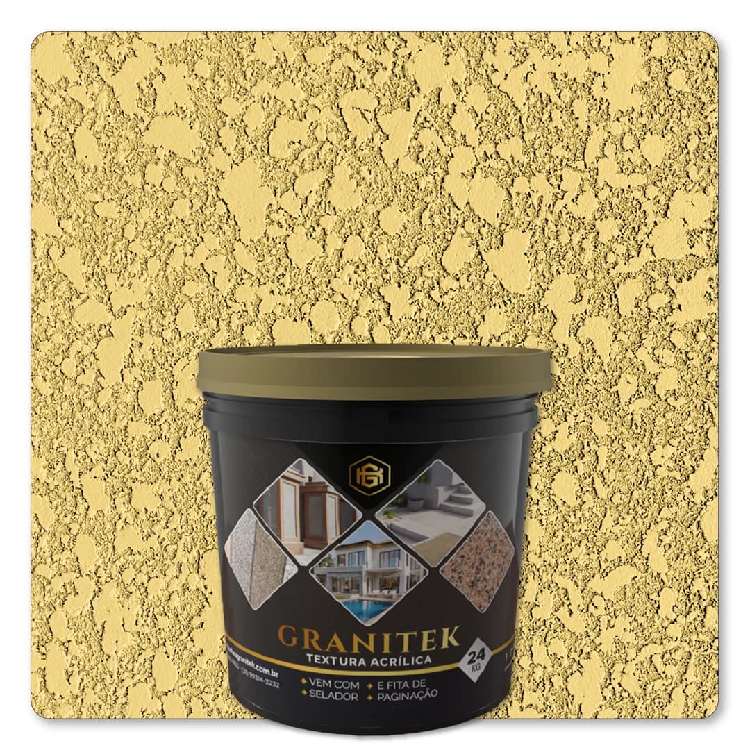 Granitek Projetatto Kit 24kg Amarelo Canario