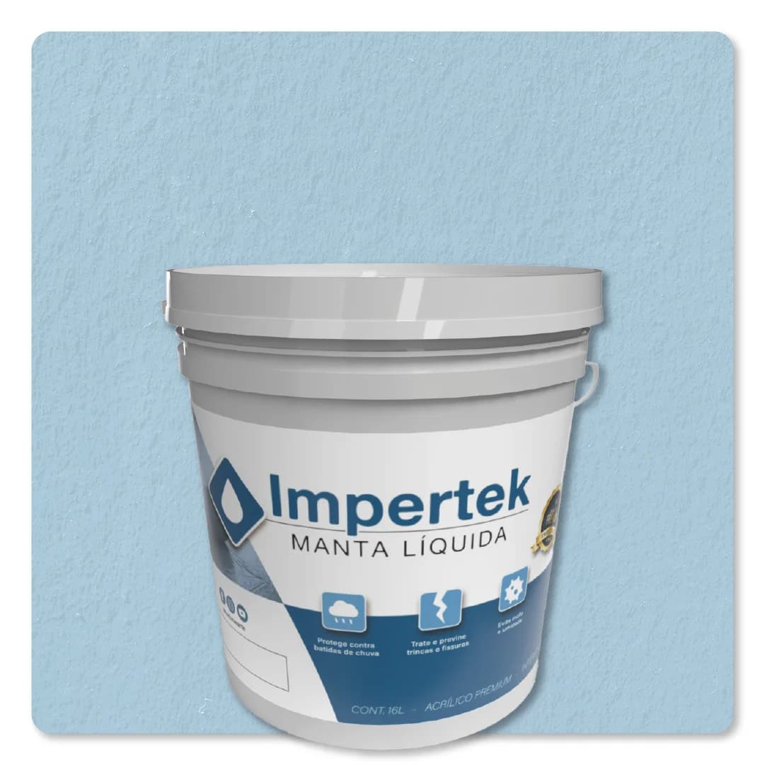 Impertek Fachada Balde 16L Azul Sereno