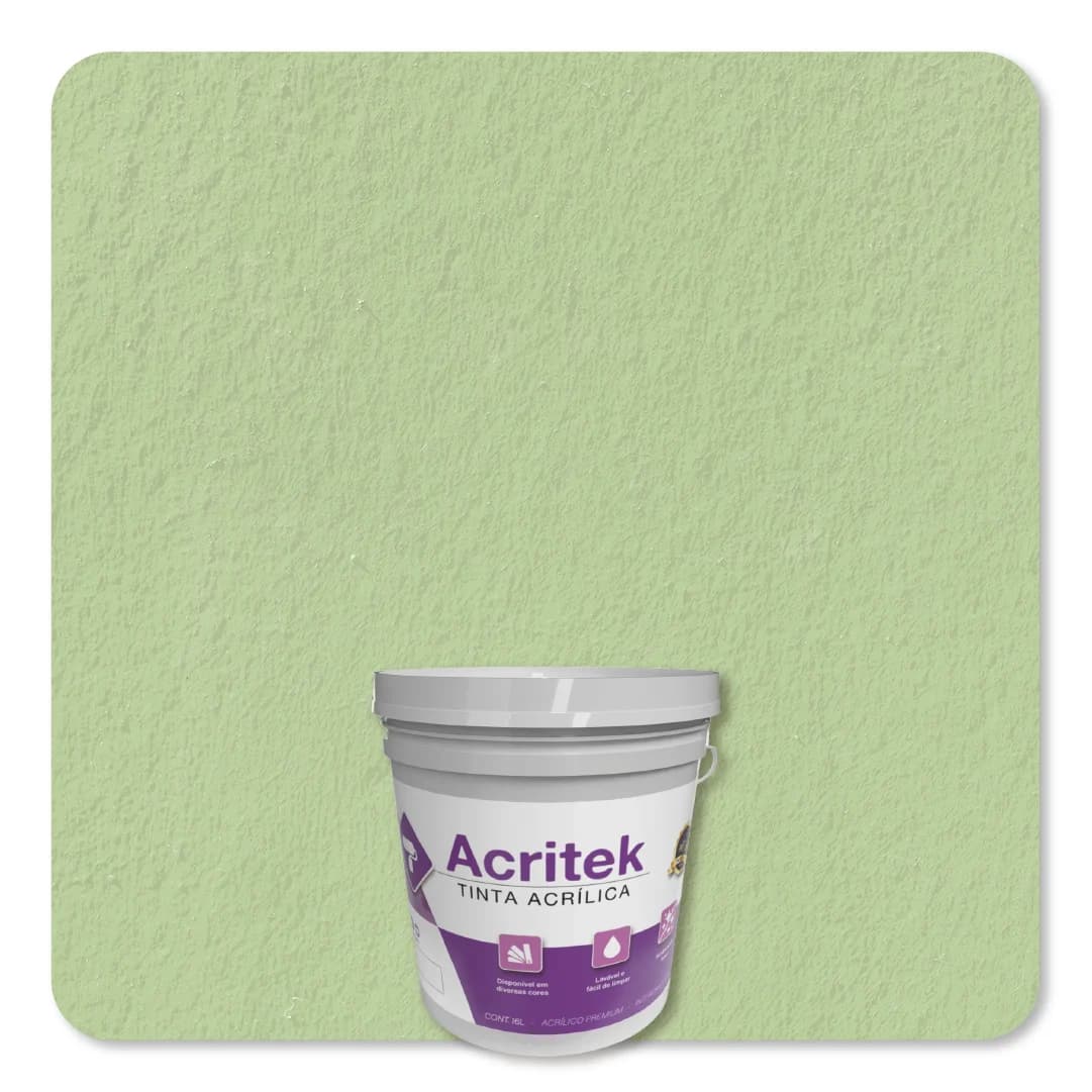 Acritek Balde 3,6L Verde Kiwi