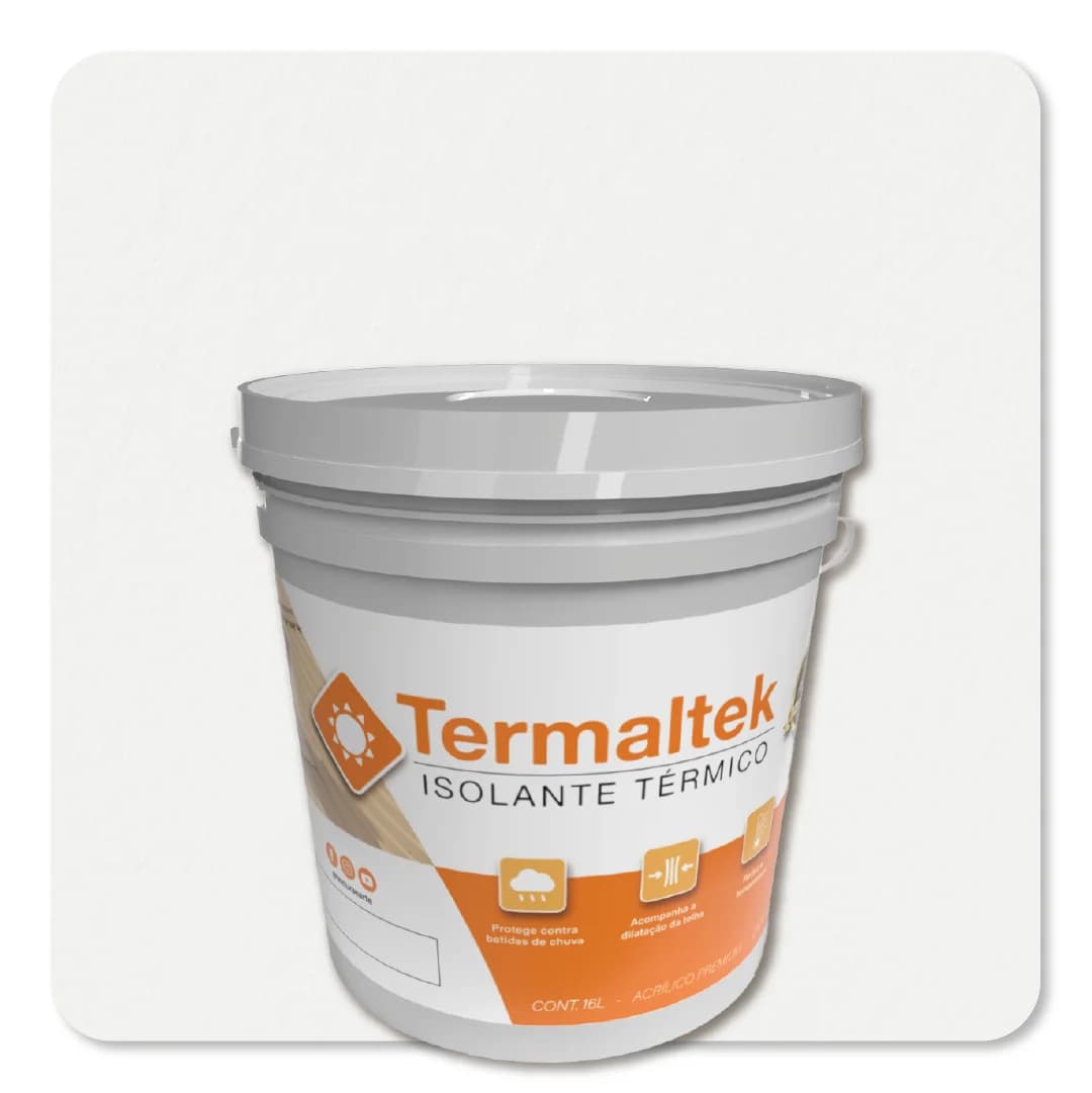 Termaltek Balde 16L Branco Neve